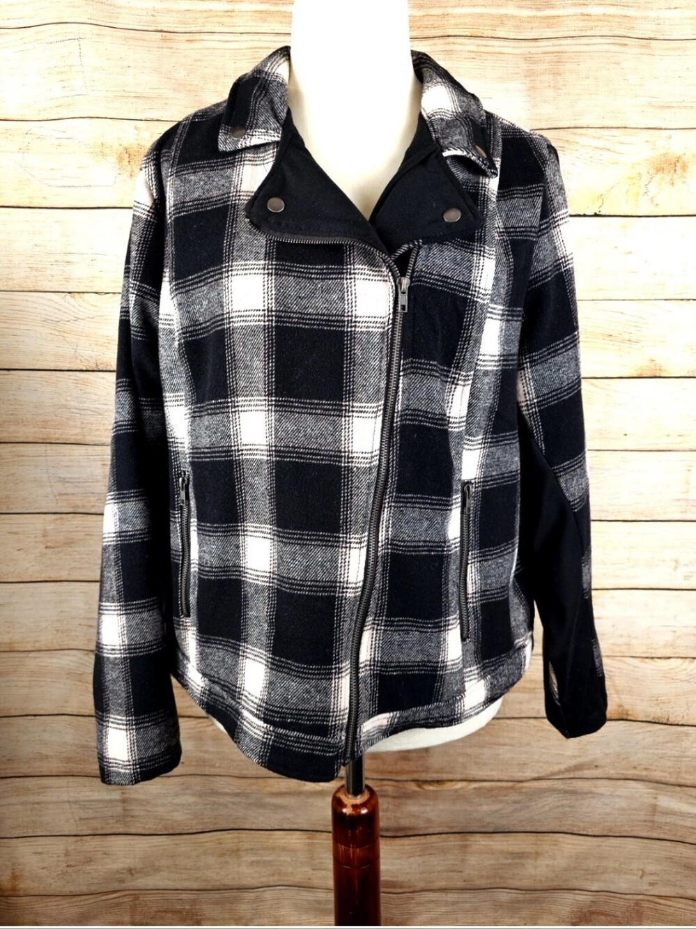 TORRID Feel The Fit Plaid Wool Blend Jacket Torrid Size 3 / 3X